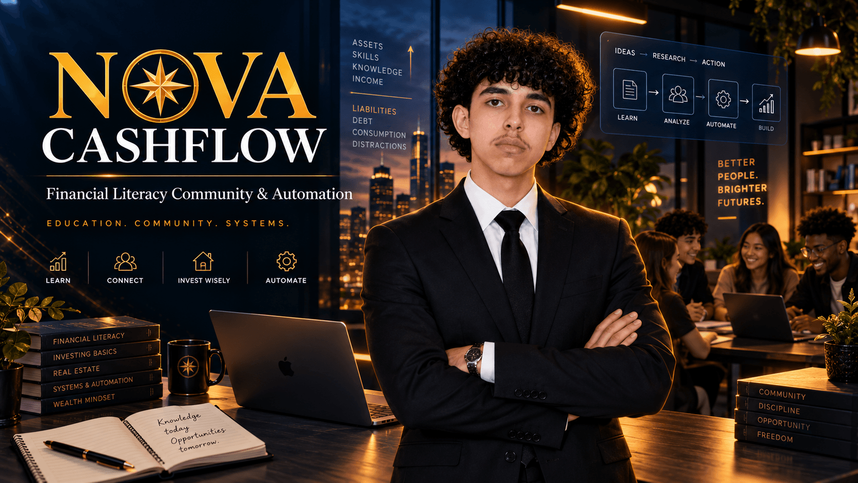 NOVA CASHFLOW – Financial Literacy Community Automation — project cover